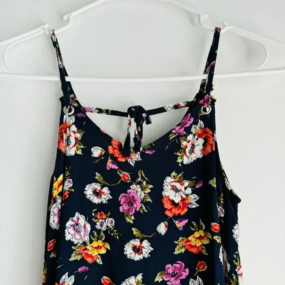 Art Class Black Floral Dress Lightweight